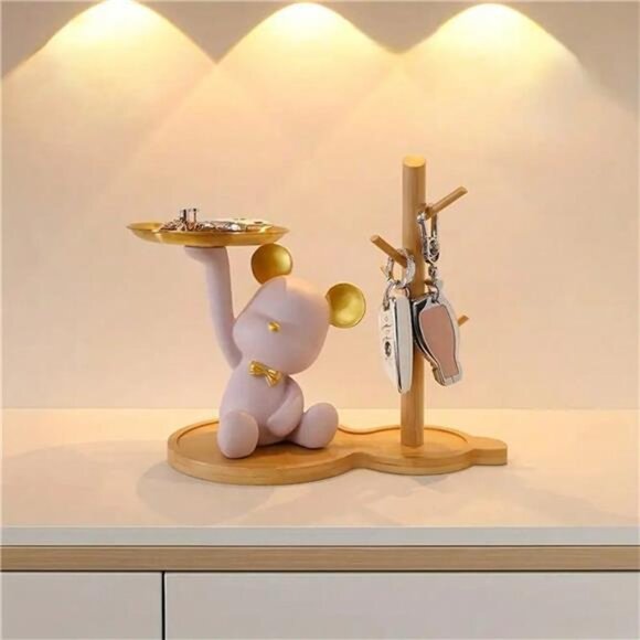 Entrance Key Storage Home Decoration Tray Storage Cosy Aesthetic Room Decoration - Picture 3 of 4